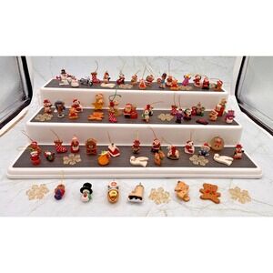 HALLMARK Keepsake MINIATURE Xmas ORNAMENTS Lot  (70) Assorted Dates 1988-2003